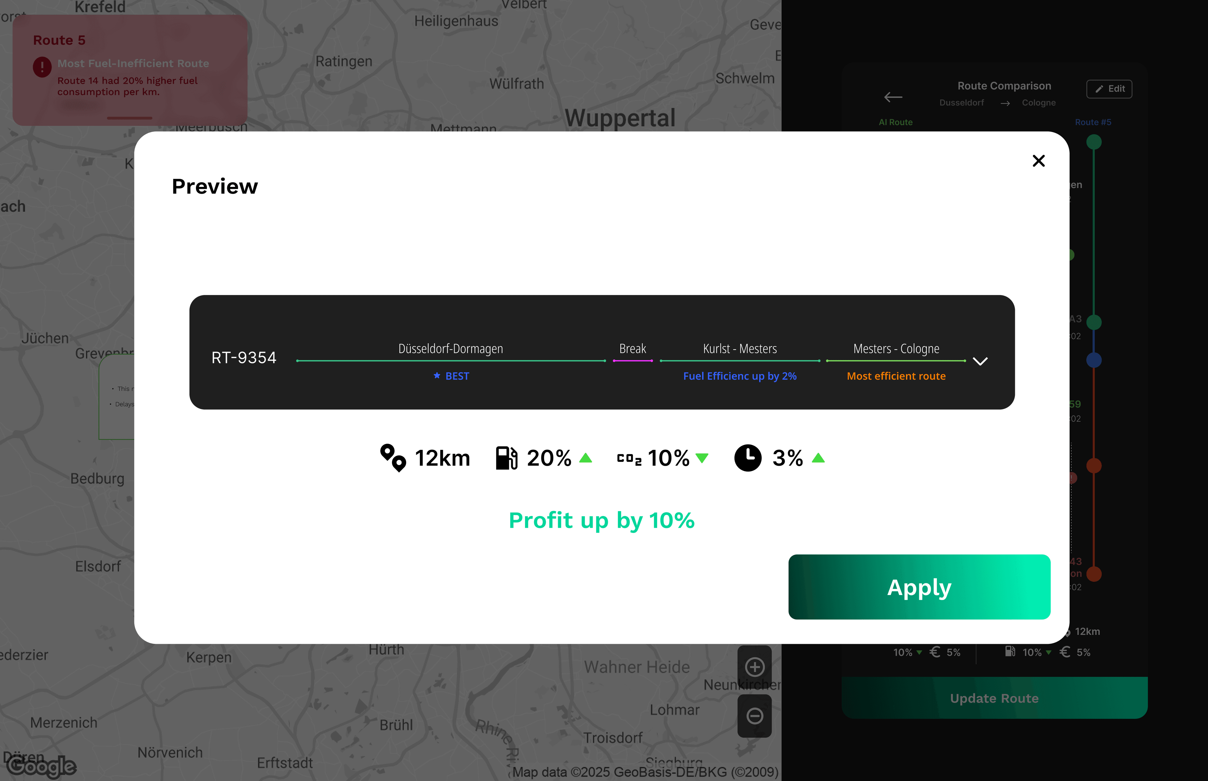 Fleet Management Confirmation